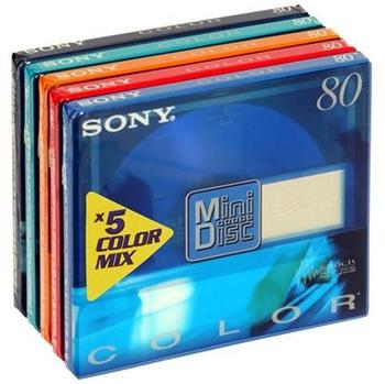 Sony MiniDisk 700MB 80min Color 5er Jewelcase