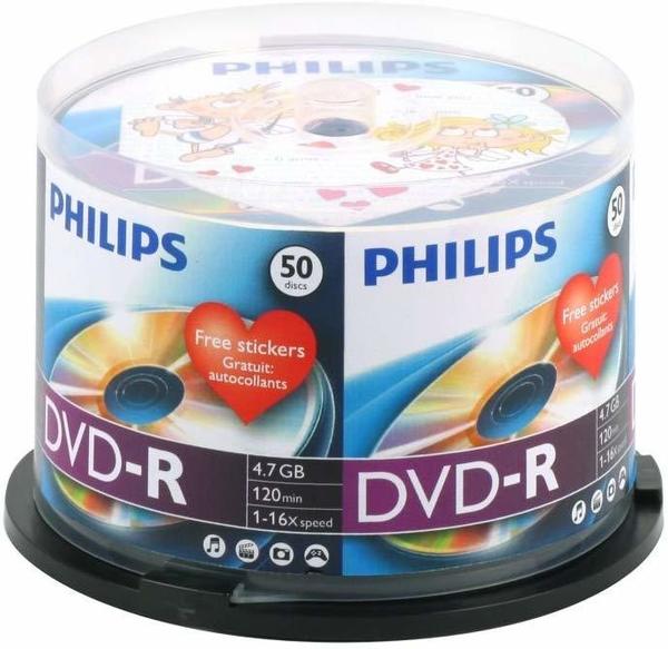 Philips DVD-R 4.7 GB (50 Stück)