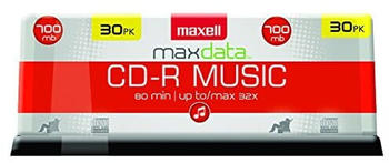 Maxell CD-R Audio 700MB 80min 30er Spindel