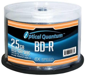 Optical Quantum BD-R 25GB 6x bedruckbar (50er Spindel)