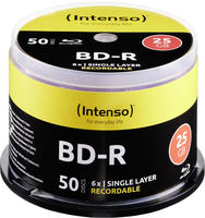 Intenso Blu-ray BD-R 25 GB, 50 St.