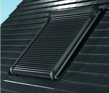 Roto Classic 84 ZRO SR RT2 Hitzeschutz-Rollladen manuell 10/11 105 x 112 cm anthrazit-metallic