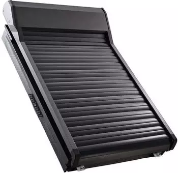 Roto ZRO Hitzeschutz-Rollladen Q4 RotoQ Elektrisch Aluminium 13/07 (134x78 cm)