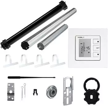 Nobily Rollladenmotor Komplettset Rollladenwelle und Mechanik (1176151010007) (P4/P5)