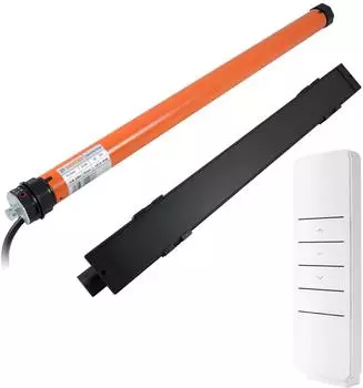 3T-Motors Set V Solarpanel (13 kg) 40 mm 8-Kant Rollladenwelle mechanischen Endschaltern (3T3513/12_HSZ1_Nm/40_SW40)