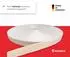 Bauheld Rollladengurt (14 mm 18 mm 20 mm 23 mm [Made in Germany] Rollladengurt an Fenster Türen geeignet) Gurtband Rollladen Gurtwickler Abdeckung Beige 14 mm (50m)