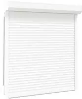 vidaXL Rollladen Wei&szlig; 130 x 140 cm Aluminium und Polyurethan