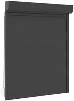 vidaXL Rollladen Anthrazit 120 x 150 cm Aluminium und Polyurethan