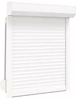 vidaXL Rollladen Wei&szlig; 80 x 100 cm Aluminium und Polyurethan