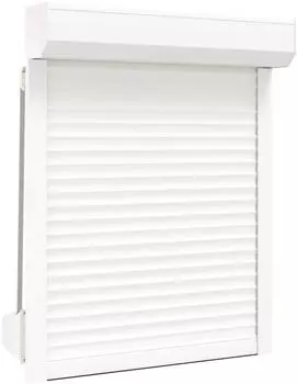 vidaXL Rollladen weiß 80x100cm Aluminium und Polyurethan