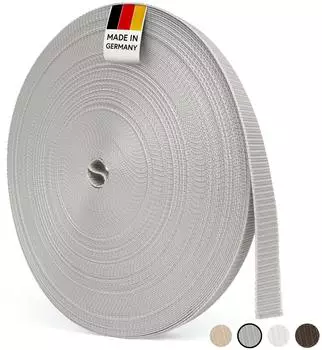 Bauheld Rollladengurt 23mm, 50m, grau (ROLLO5023GR)