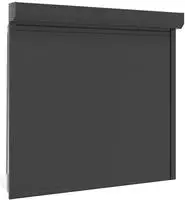 vidaXL Rollladen Anthrazit 160 x 150 cm Aluminium und Polyurethan