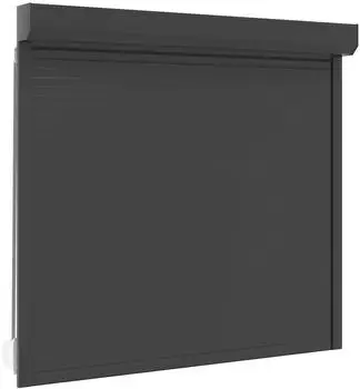 vidaXL Rollladen anthrazit 160x150cm Aluminium und Polyurethan