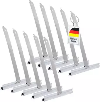 ECENCE Maxi Rolladen Aufh&auml;ngefeder Stahlband-Aufh&auml;nger, 10er-Pack