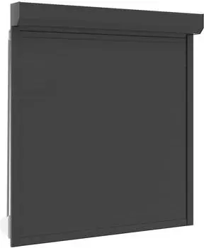 vidaXL Rollladen anthrazit 140x150cm Aluminium und Polyurethan