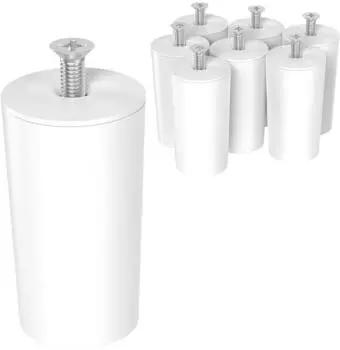 ECENCE Rolladen Anschlagpuffer 40mm, wei&szlig;, 8er-Set