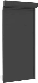 vidaXL Rollladen anthrazit 100x210cm, Aluminium und Polyurethan