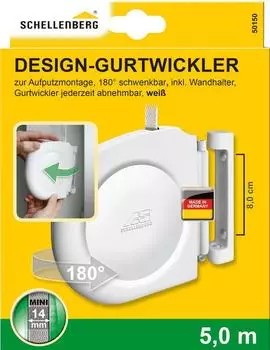 Schellenberg Aufputz-Gurtwickler wei&szlig; (50150)