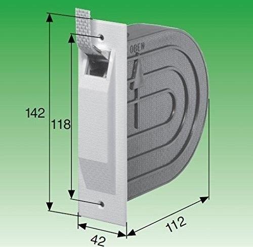 Selve Mini-Einlass-Wickler mit Mauerkasten 15mm