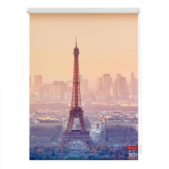 Lichtblick Klemmrollo ohne Bohren Eiffelturm 100x150cm