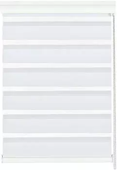 Gardinia Doppelrollo 100x160cm weiß – Flexible Lichtregulierung für jeden Raum