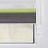 Lichtblick Klemm-Doppelrollo ohne Bohren 60x150cm grün/grau/weiß