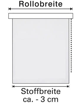 Gardinia EasyFix Rollo Shaun 75 x 160 Weiß – Design und Atmosphäre