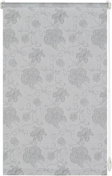 Gardinia EasyFix Rollo Dekor Stickerei 120x150 cm Silber