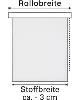 Gardinia EasyFix Rollo Dekor Scandinavian 60x150 cm Weiß/Natur – Flexibilität und Funktionalität vereint