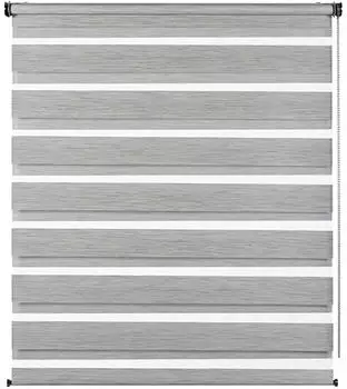 Gardinia Doppelrollo de Luxe 100x180 cm Grau