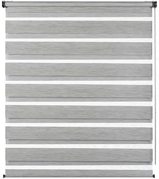 Gardinia Doppelrollo de Luxe 90x240 cm Grau
