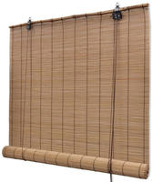 vidaXL Bambusrollo Braun 120x220 cm