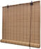 vidaXL Bamboo Roller Blinds 80x160cm - Brown