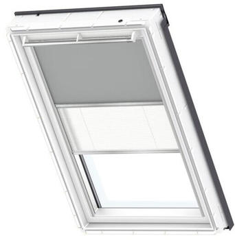 Velux Verdunkelung Plus DFD Manuell Uni Grau/Wei&szlig; 0705, 114x140 cm (SK08)