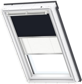 Velux Verdunkelung Plus DFD Manuell Uni Dunkelblau/Wei&szlig; 1100 78x140 cm (308) GEL