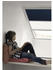 Velux Verdunkelung Plus DFD Manuell Uni Dunkelblau/Weiß 1100 78x140 cm (MK08) GEL