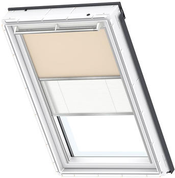 Velux Verdunkelung Plus DFD Manuell Uni Beige/Wei&szlig; 4556 78x140 cm (308) GGL Manuell