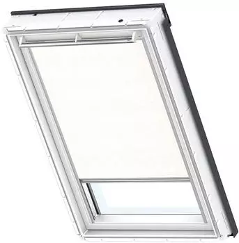 Velux Sichtschutzrollo Uni Wei&szlig; 1028 75x124 cm (Y45) GGU