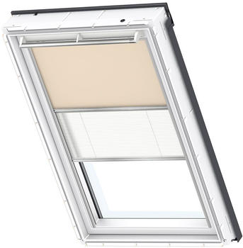 Velux Verdunkelung Plus DFD Manuell Uni Beige/Wei&szlig; 4556 114x140 cm (S08) GGU