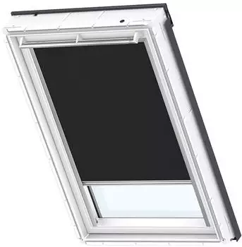 Velux Verdunkelungsrollo Uni Schwarz 3009 114x140 cm (608) GEL