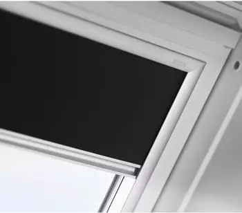 Velux Verdunkelungsrollo Uni Schwarz 3009 114x140 cm (608) GEL – Hochwertiges Material und einfache Montage
