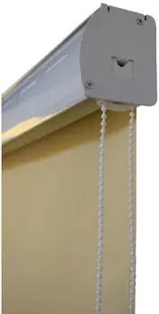 Jet-Line Sichtschutzrollo Beige 100x230 cm mit Kassette