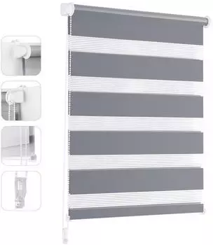 Sekey Doppelrollo 45x150 cm grau
