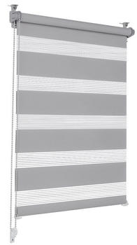 Sonello Doppelrollo Easyfix Klemmfix 30x130 cm grau