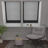 Woltu Dachfensterrollo ohne Bohren 57x100 cm grau