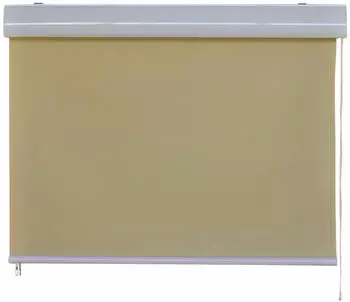Jet-Line Sichtschutzrollo Beige 120x 230 cm mit Kassette