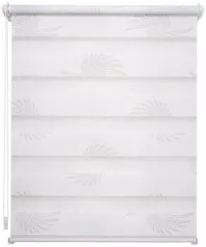 Liedeco Klemmfix-Duo-Rollo 60x150cm weiß Aster Liedeco Klemmfix-Duo-Rollo 60x150cm weiß Aster