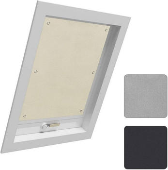 Woltu Thermo Dachfensterrollo 60x73 cm beige