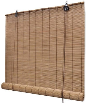 vidaXL Bamboo Roller Blinds 140x160 cm - Brown