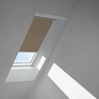 Verdunklungsrollo VELUX "DKL FK08 4574S", braun (nougat, aluminium), FK08,...